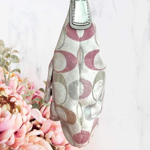 Coach sig multi color hobo - Picture 3 of 9